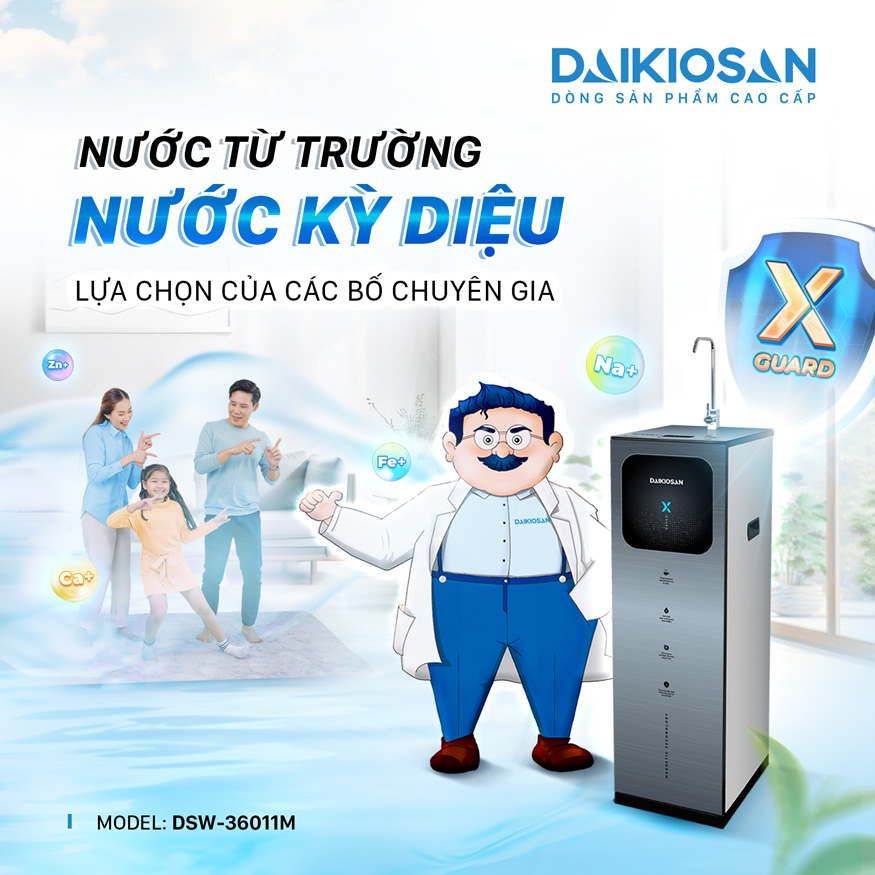 Máy lọc nước tạo nước từ trường duy nhất thị trường